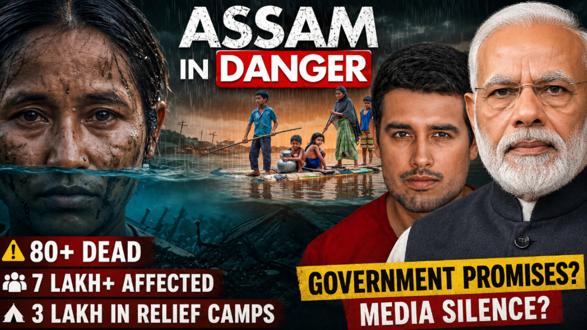 Assam Floods Spark Tough Questions for Government and Media; Dhruv Rathee's Video Triggers Fresh Debate