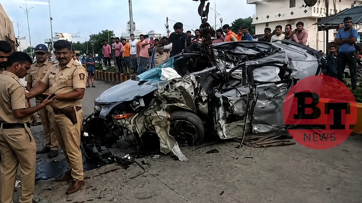 Nagpur Road Accident: Two Teenagers Die While Celebrating Friend’s Birthday, Car Crashes Into Truck