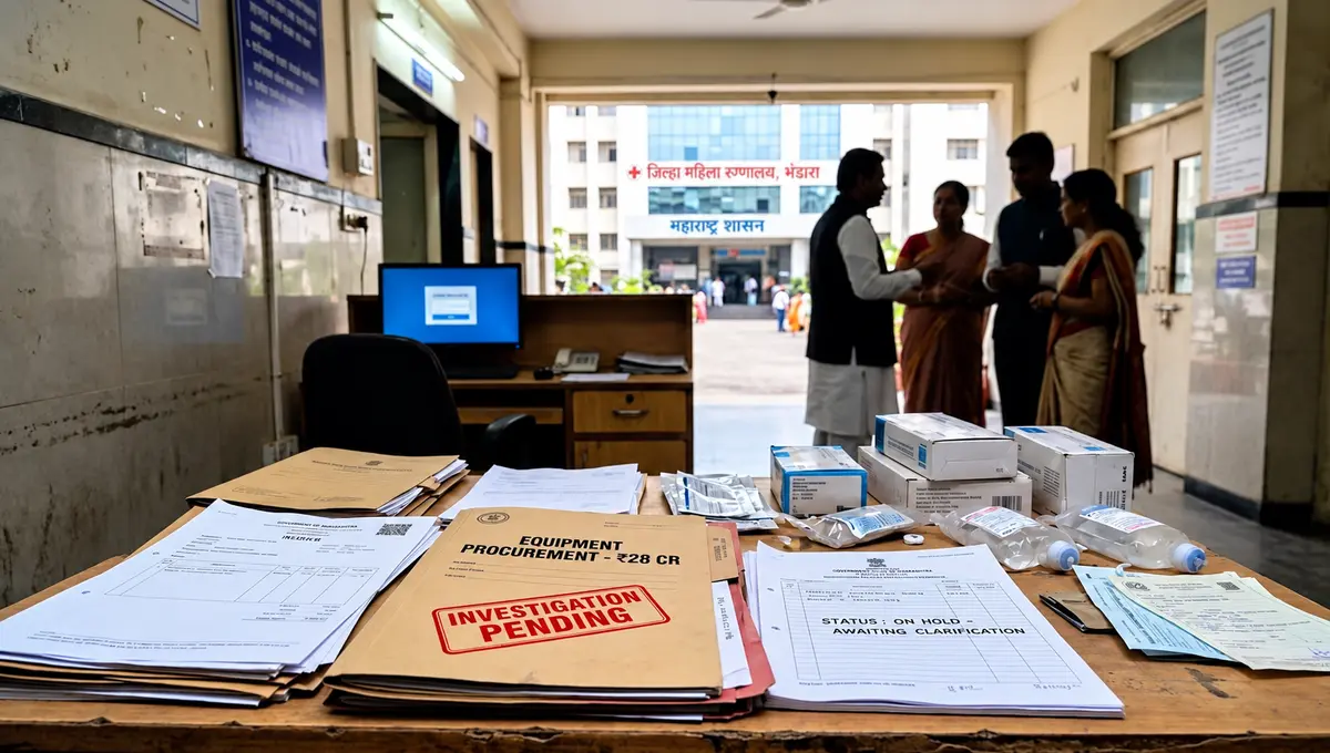 Bhandara Hospital ₹28.5 Crore Row: Fresh Questions Raised Over Delayed Inquiry, Political Pressure Alleged