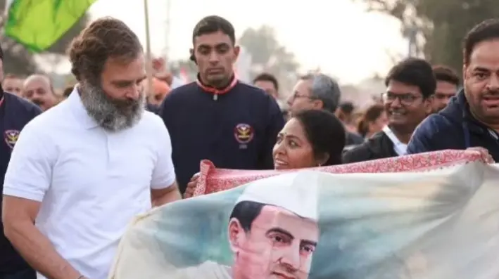Rahul Gandhi Resumes Bharat Jodo Yatra from Hiranagar in Jammu and Kashmir Amid Tight Security