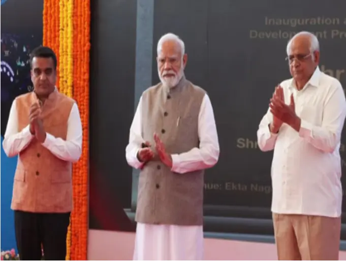 PM Narendra Modi Launches ₹426.71 Crore Development Projects at Gujarat’s Ekta Nagar